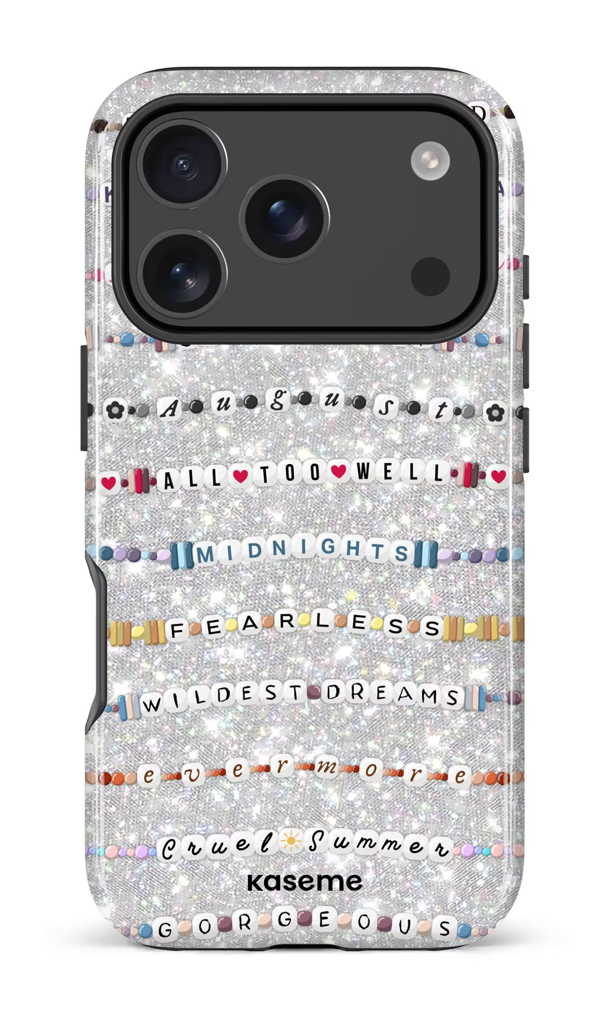 iPhone 18 Pro Impact Case Love Story Glitter -