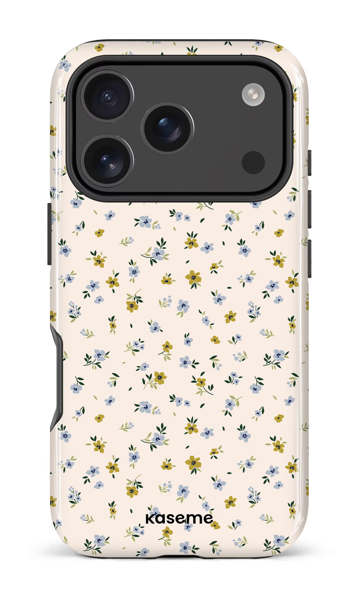 iPhone 18 Pro Impact Case Porcelain Blossom Blue -