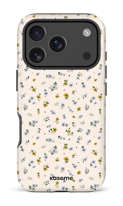 iPhone 18 Pro Impact Case Porcelain Blossom Blue -