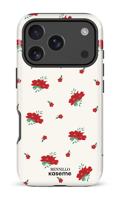 iPhone 18 Pro Impact Case Red Roses by Mennillo -