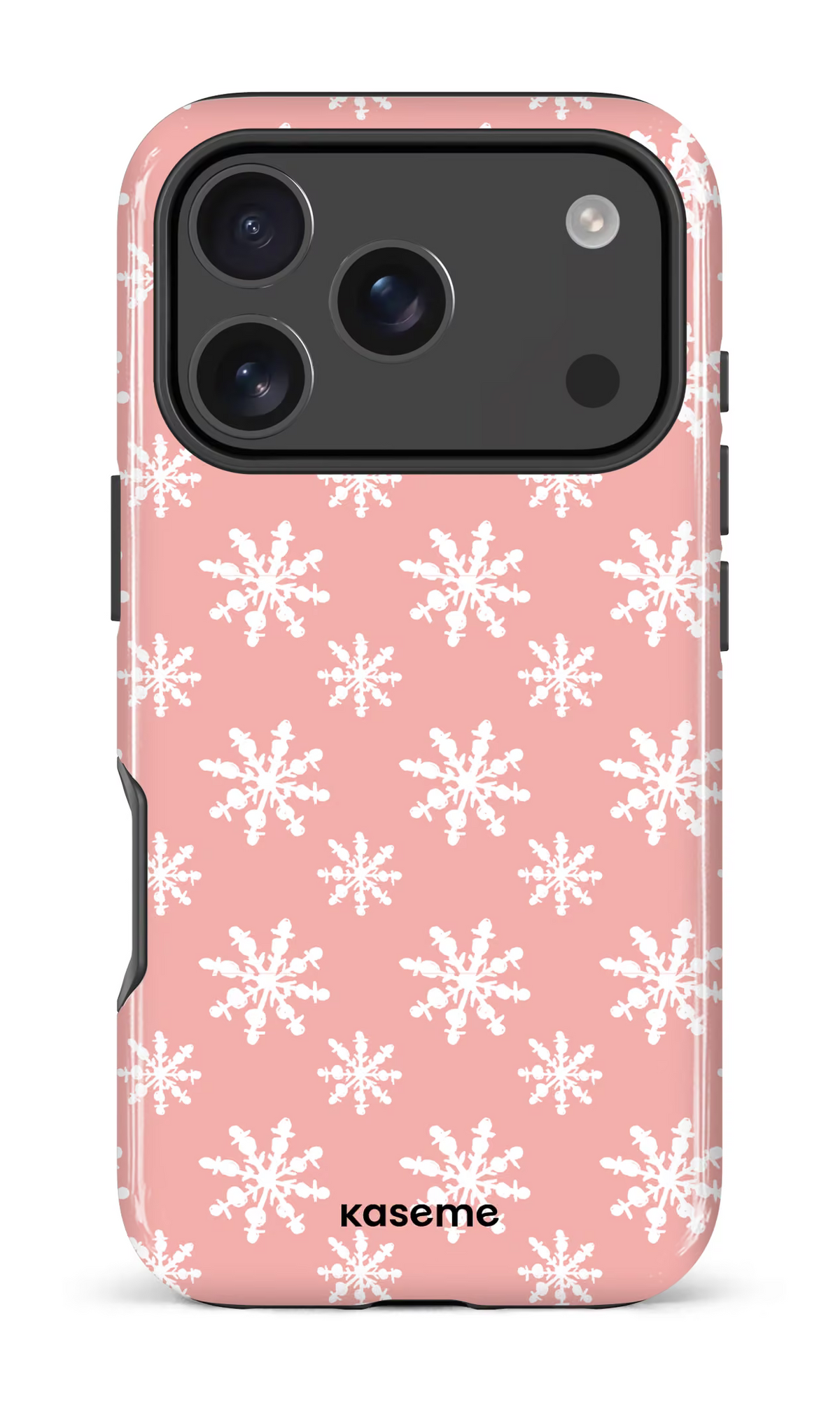 iPhone 18 Pro Impact Case Snowy Serenity pink -
