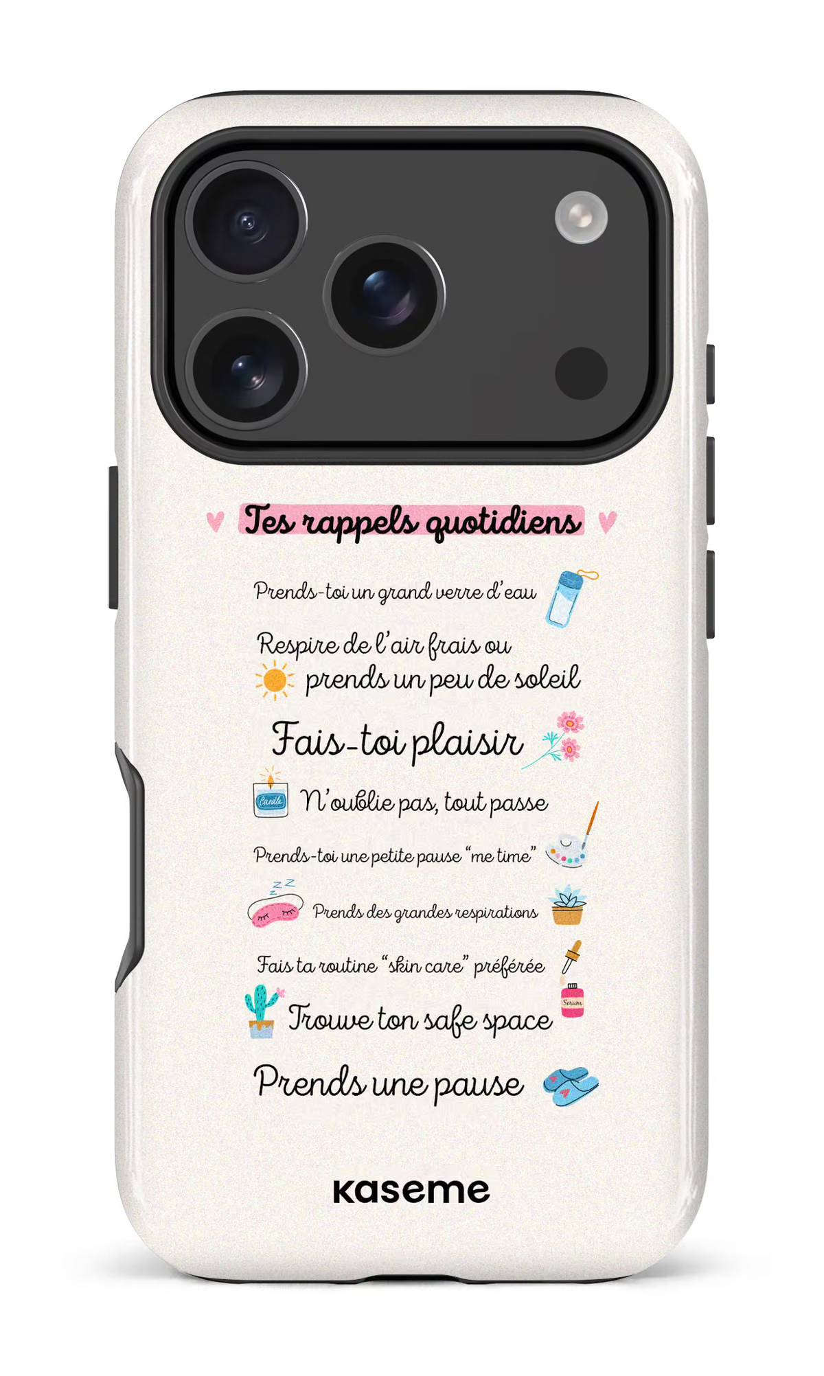 iPhone 18 Pro Impact Case Tes rappels quotidiens -