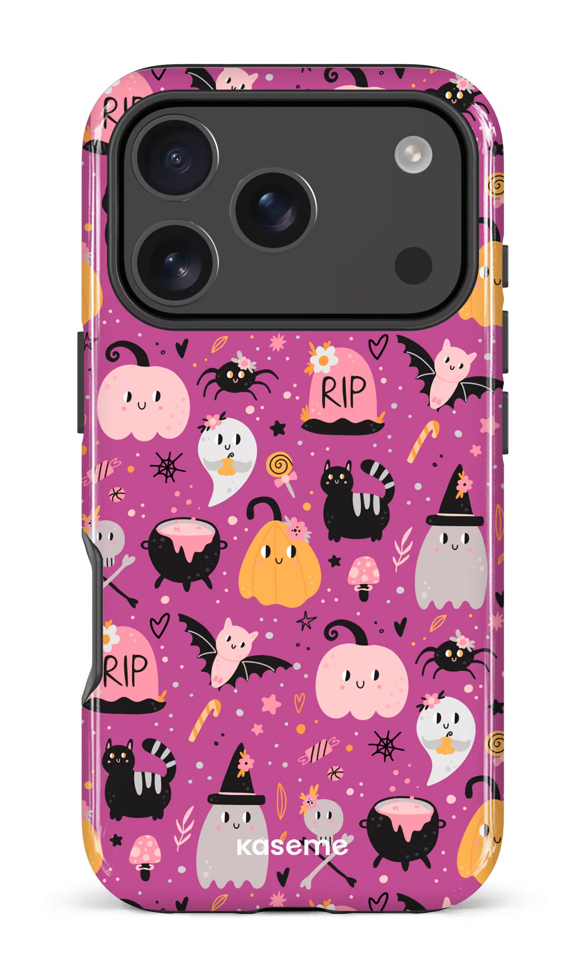 iPhone 18 Pro Impact Case Trick or Threat Pink -