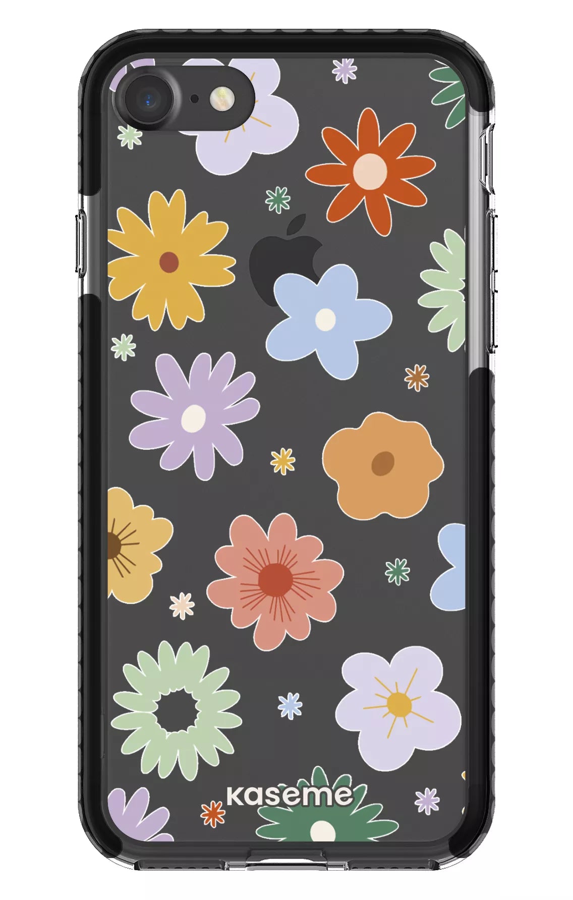 iPhone 7 Clear Case - Black Adore Clear Case -