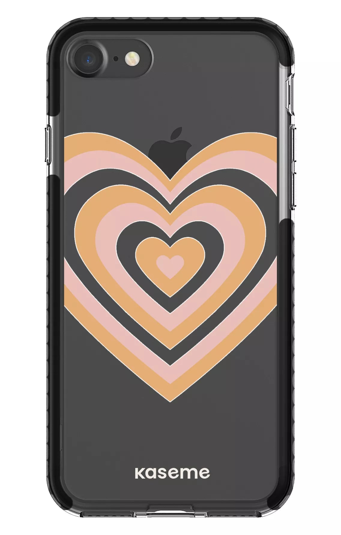 iPhone 7 Clear Case - Black Amor Clear Case -