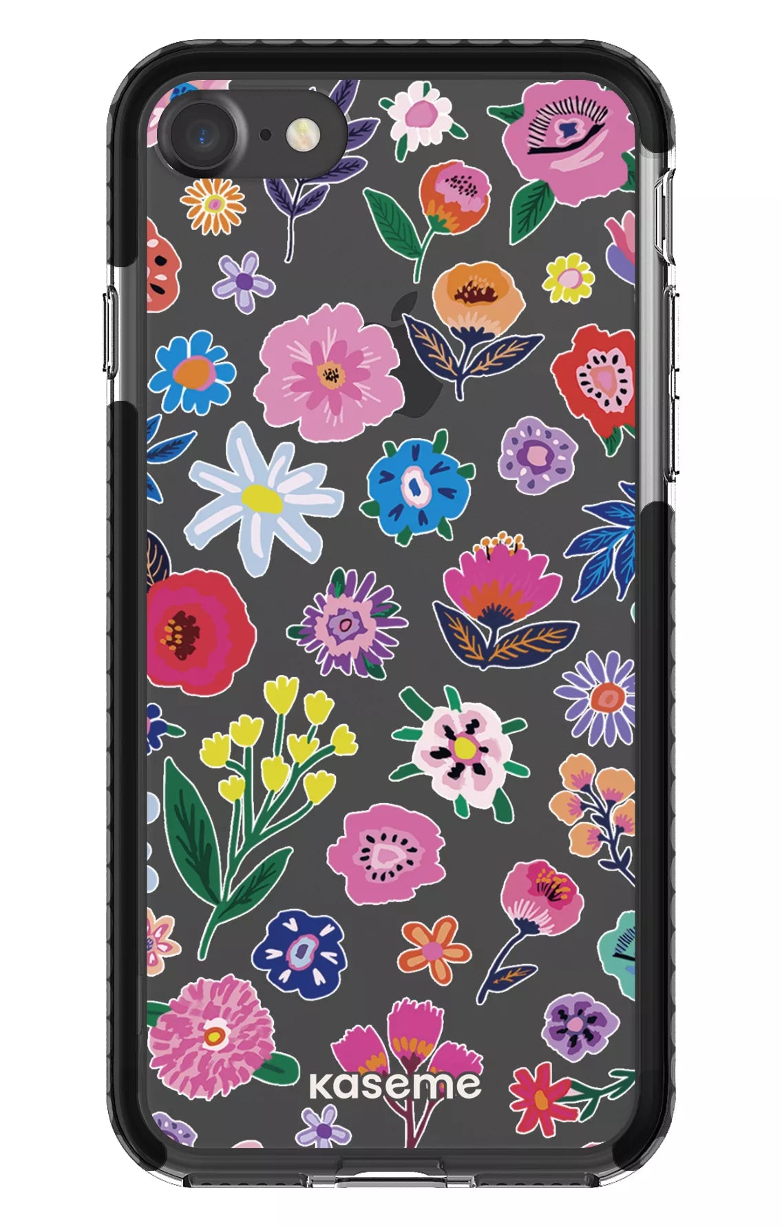 iPhone 7 Clear Case - Black Aura Clear Case -