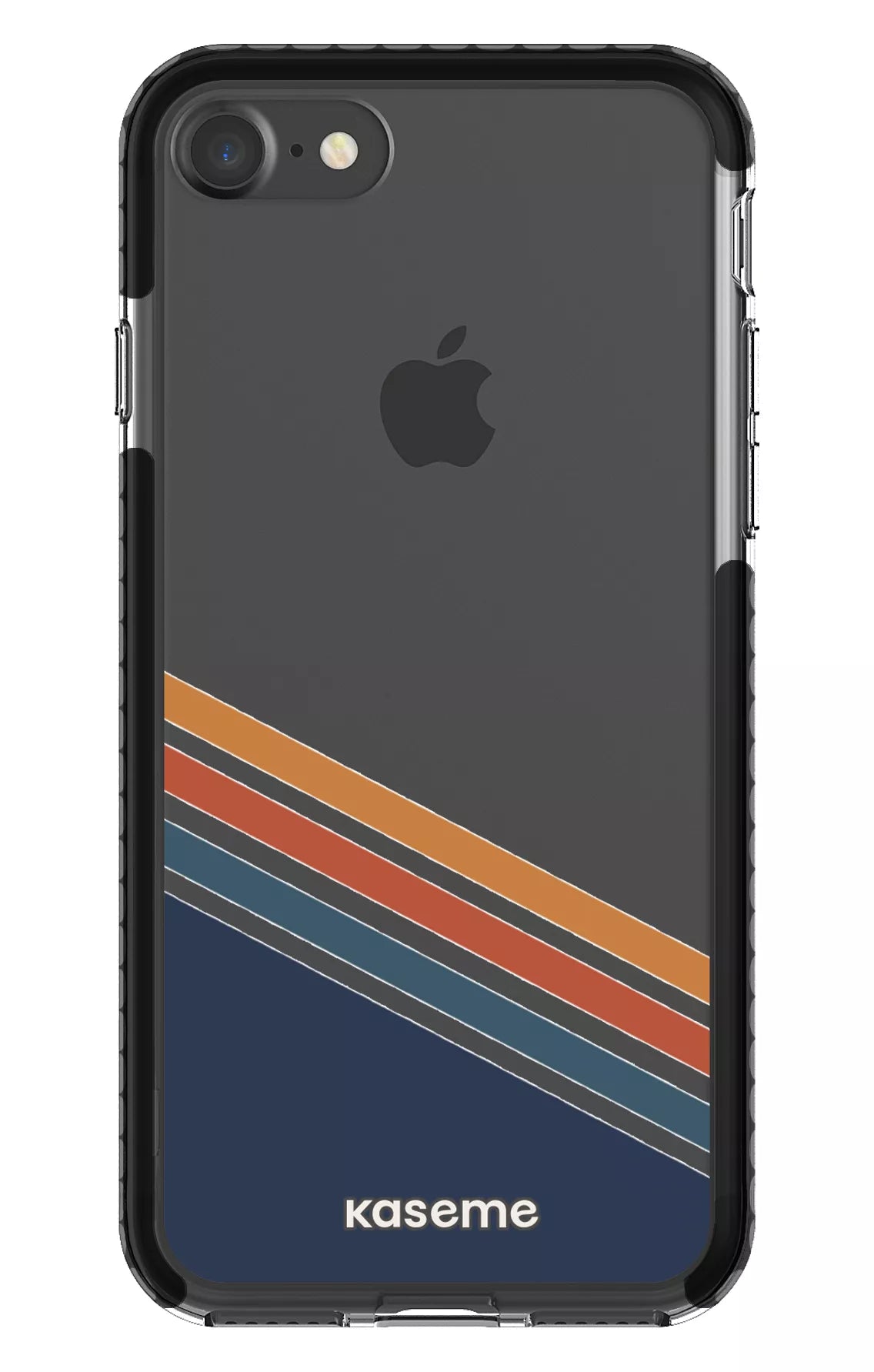 iPhone 7 Clear Case - Black Bitter Clear Case -