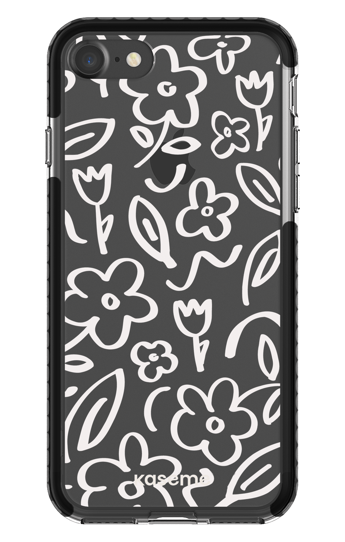 iPhone 7 Clear Case - Black Brooklyn Clear Case -