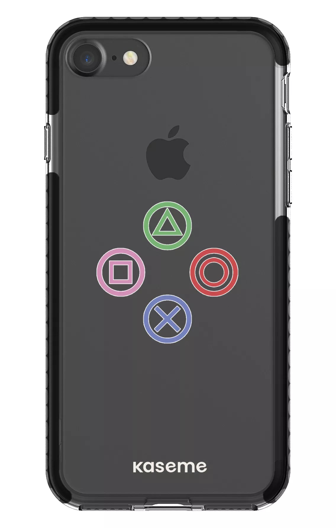 iPhone 7 Clear Case - Black Console Clear Case -