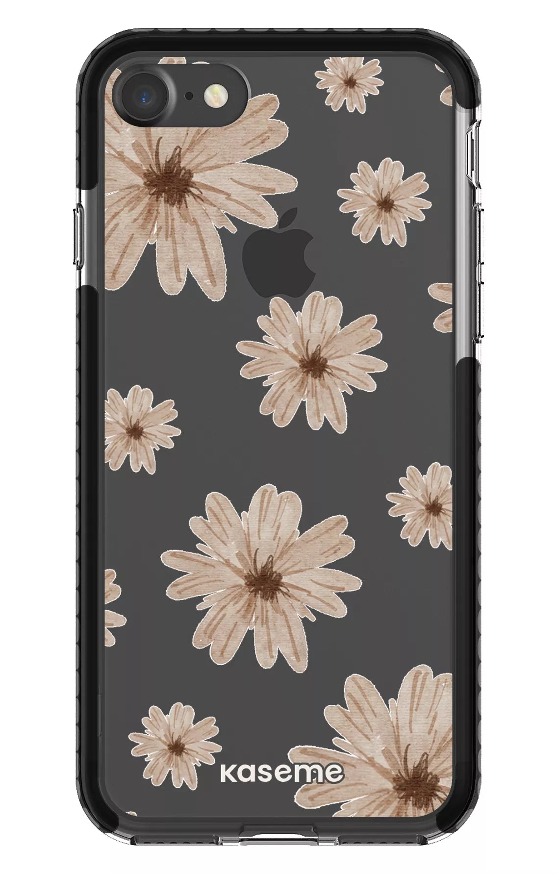 iPhone 7 Clear Case - Black Delicate Dreams Clear Case -