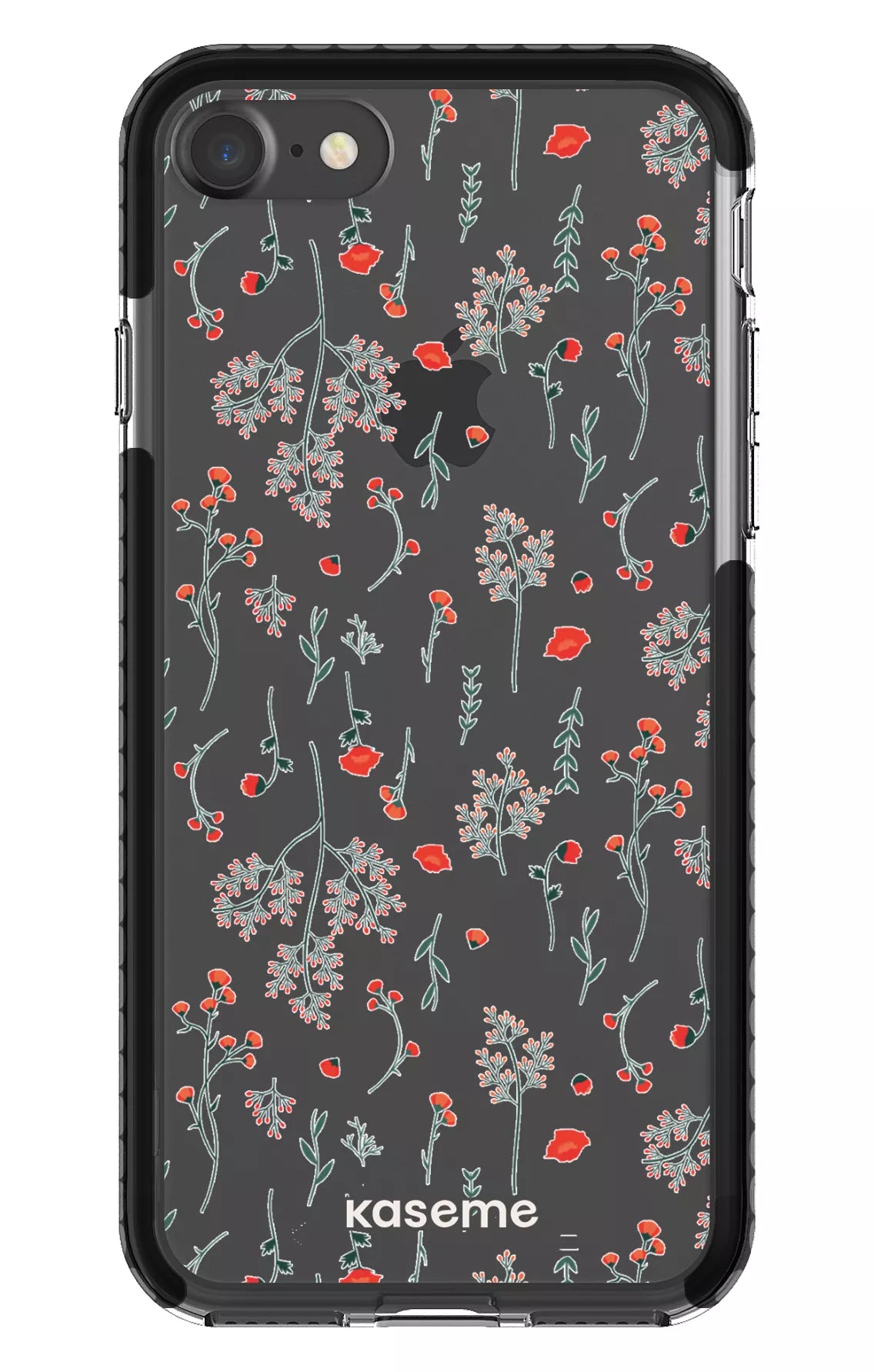 iPhone 7 Clear Case - Black Evelyn Clear Case -