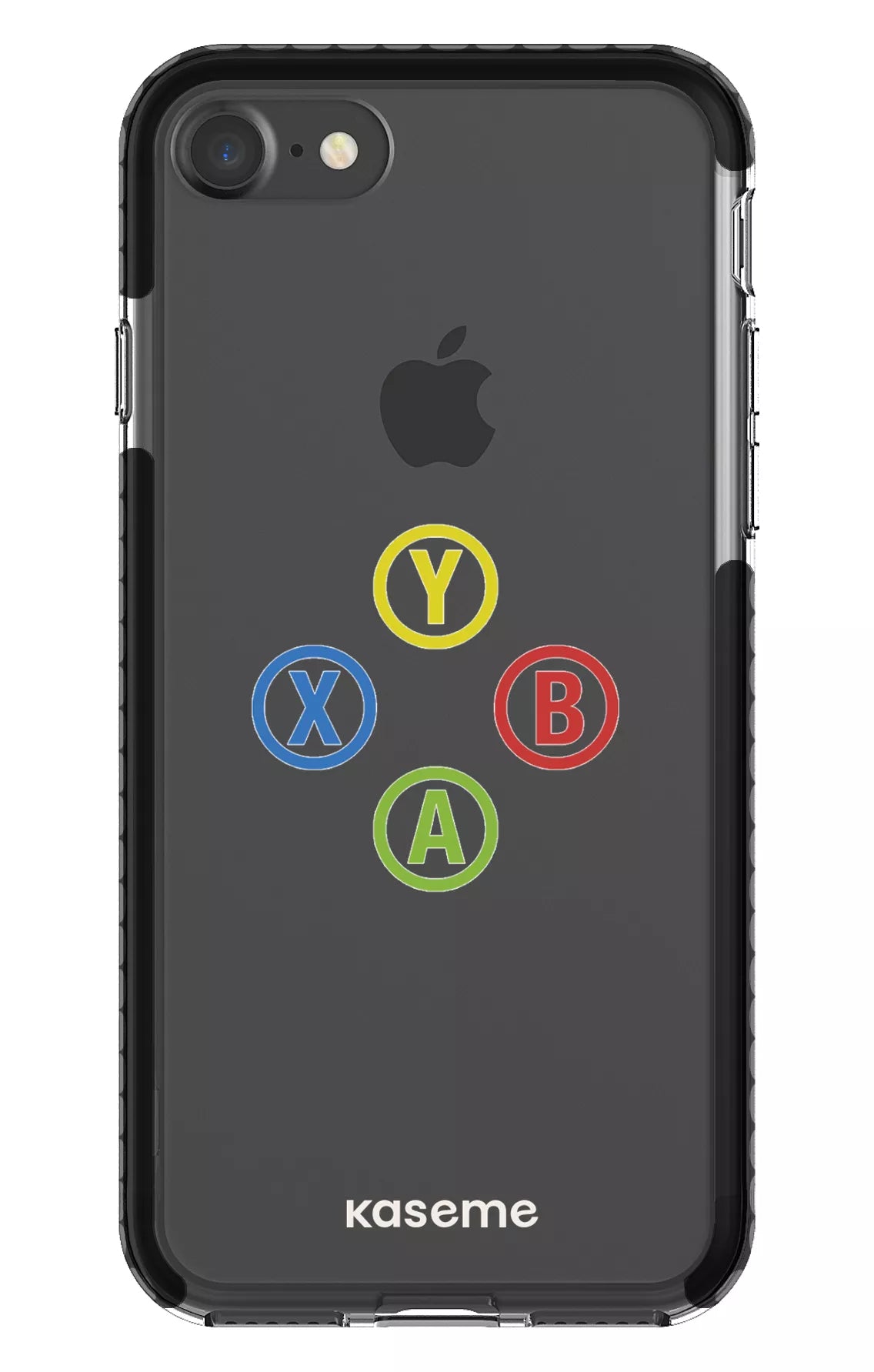 iPhone 7 Clear Case - Black Game Clear Case -