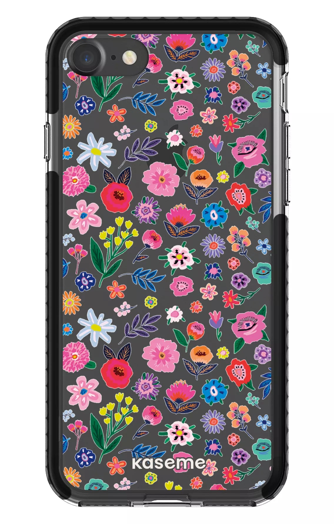 iPhone 7 Clear Case - Black Hallucinate Clear Case -