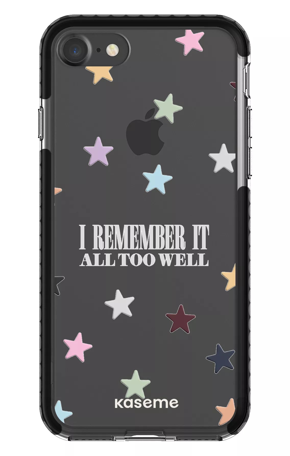 iPhone 7 Clear Case - Black It Was Rare Clear Case -