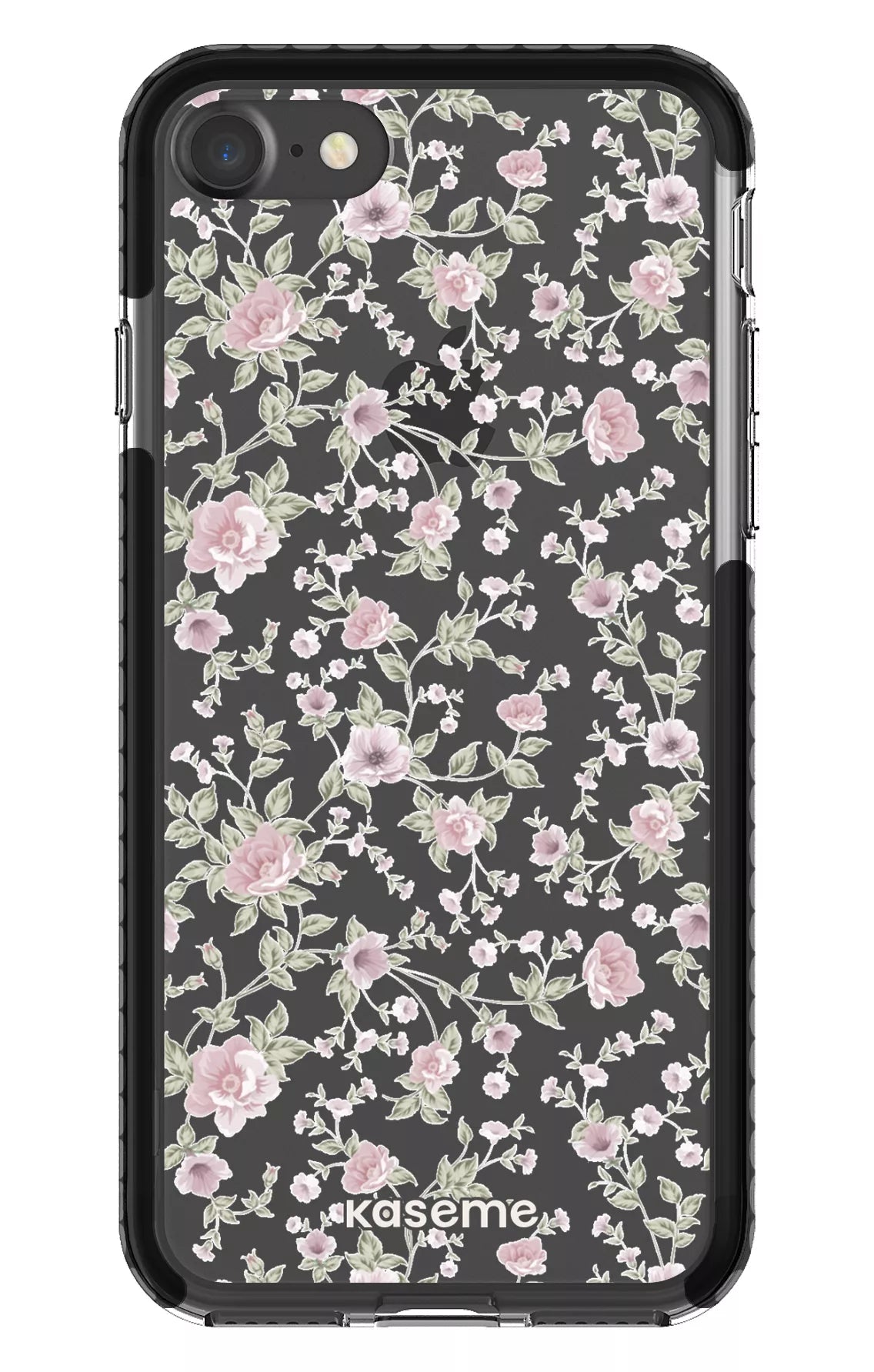 iPhone 7 Clear Case - Black La Vie en Rose Clear Case -