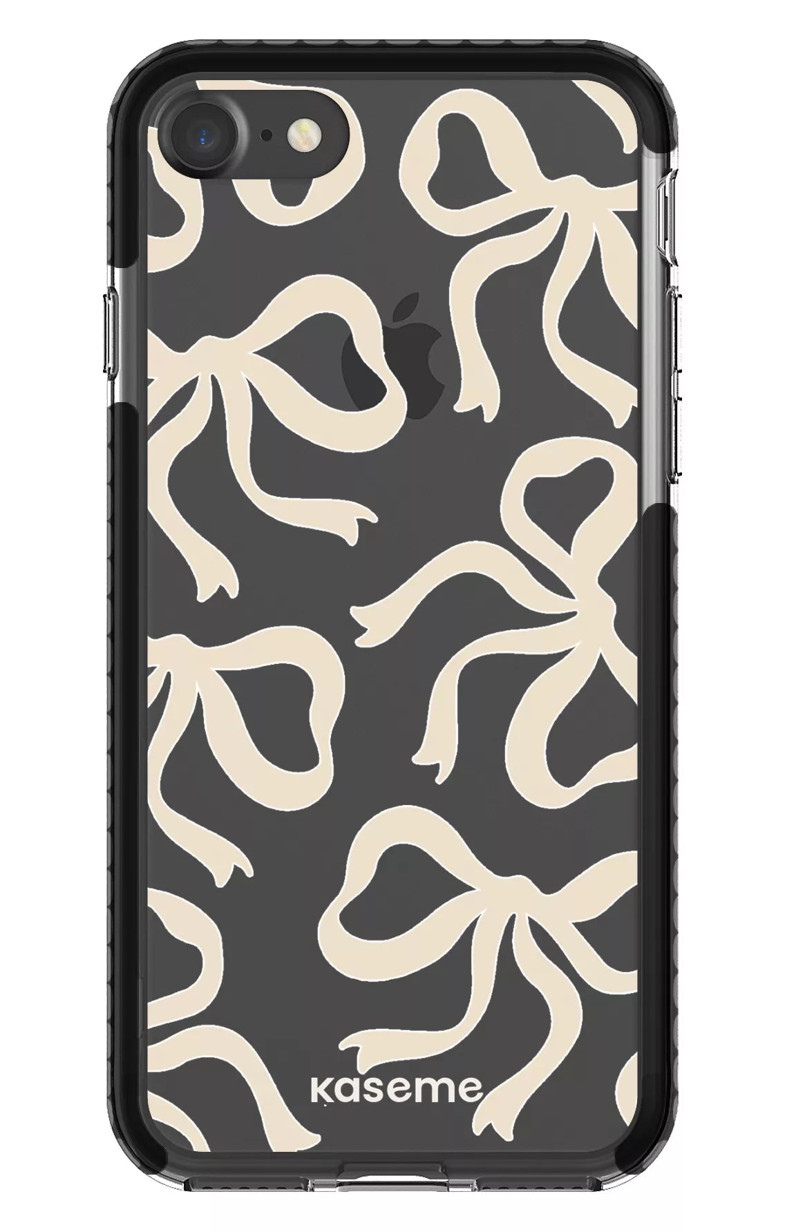 iPhone 7 Clear Case - Black Lace Clear Case -