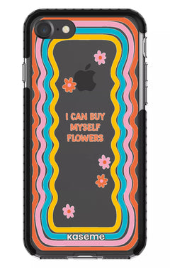 iPhone 7 Clear Case - Black She Can Clear Case -