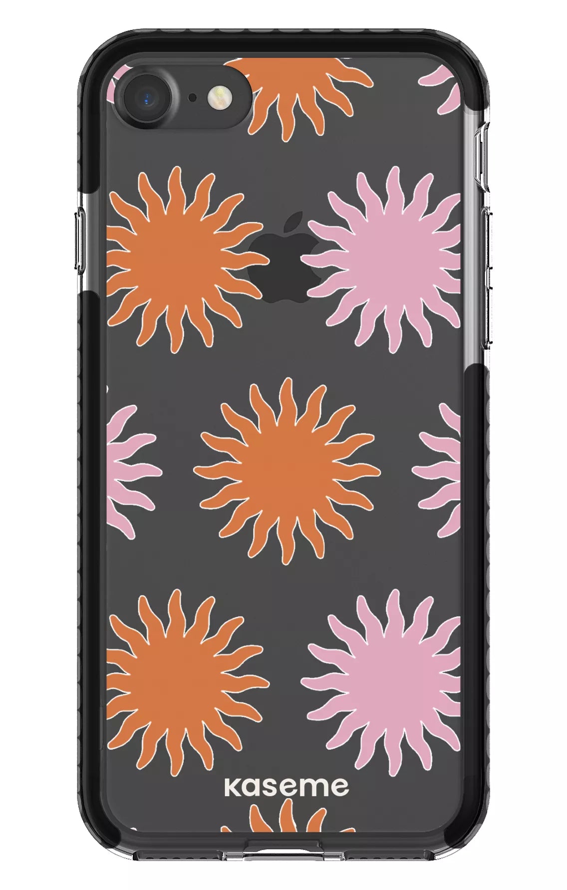 iPhone 7 Clear Case - Black Vitamin Sea Clear Case -