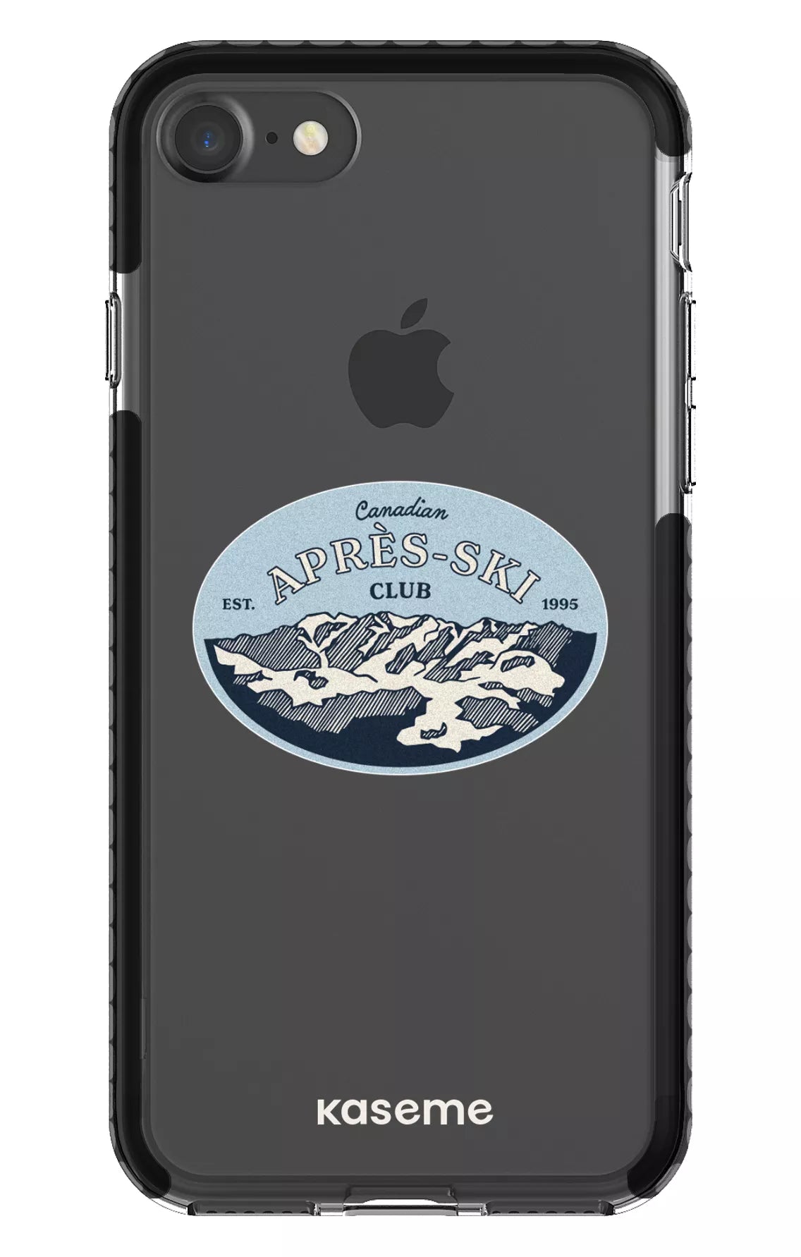 iPhone 7 Clear Case - Black Whistler Clear Case -