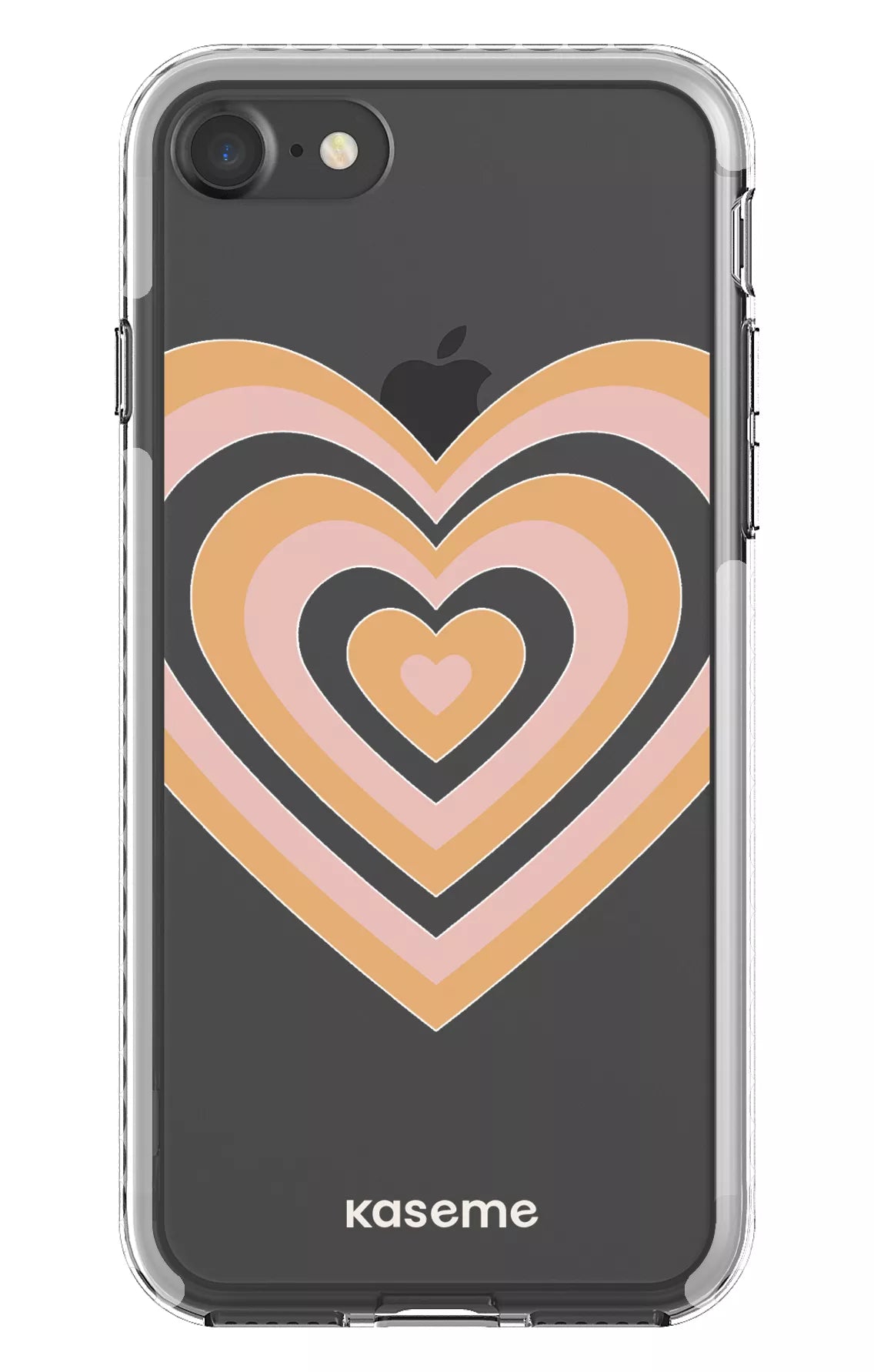 iPhone 7 Clear case - White Amor Clear Case -