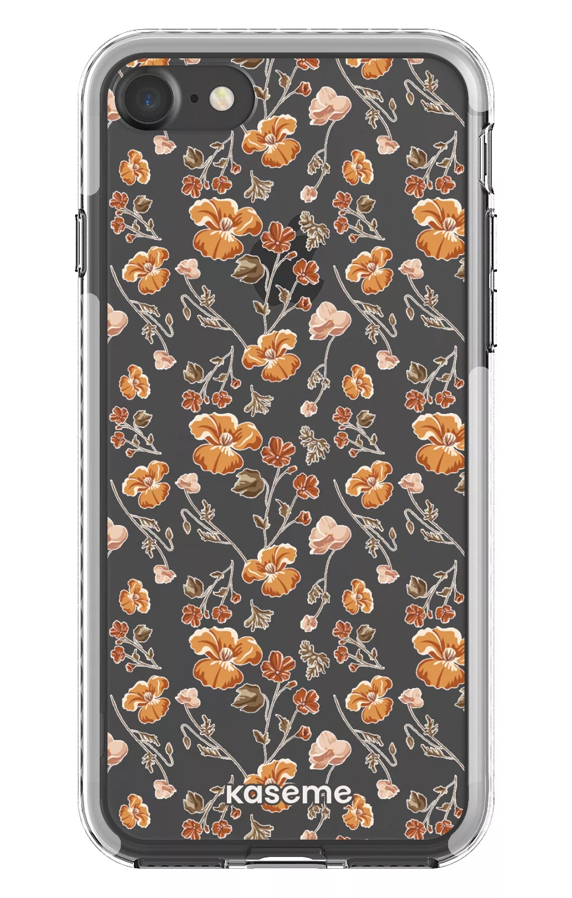 iPhone 7 Clear case - White Beatrice Clear Case -