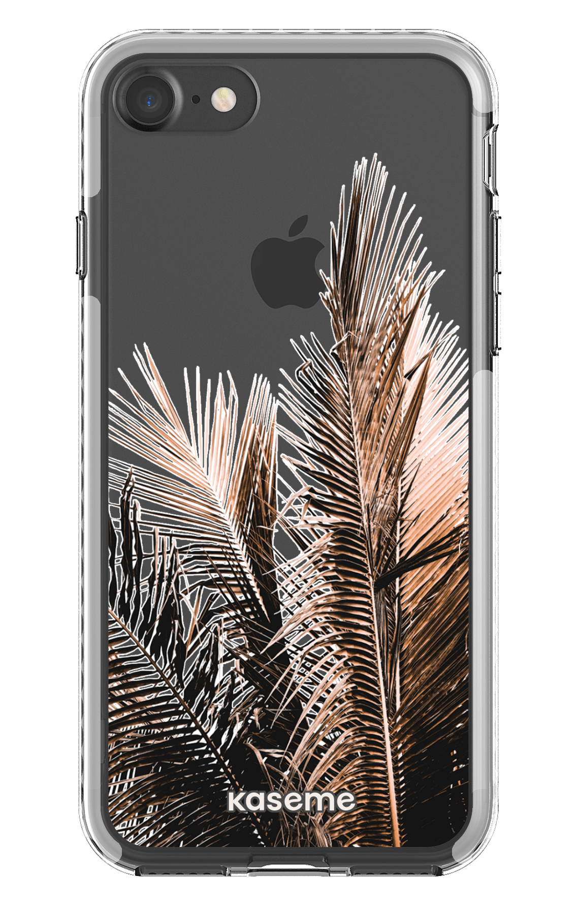 iPhone 7 Clear case - White Cali Clear Case -