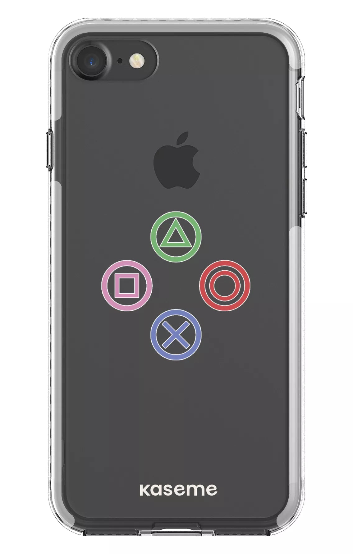 iPhone 7 Clear case - White Console Clear Case -