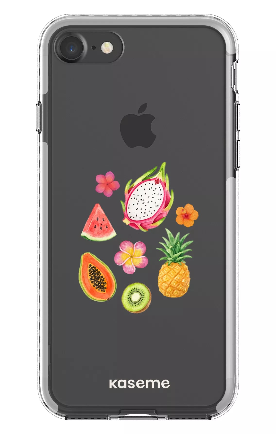 iPhone 7 Clear case - White Fresca Tropicale Clear Case -