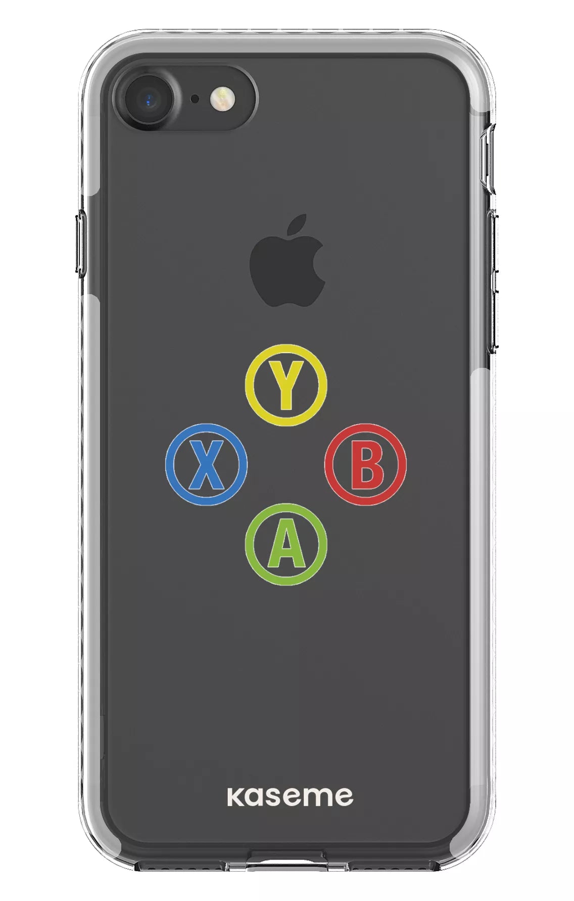 iPhone 7 Clear case - White Game Clear Case -