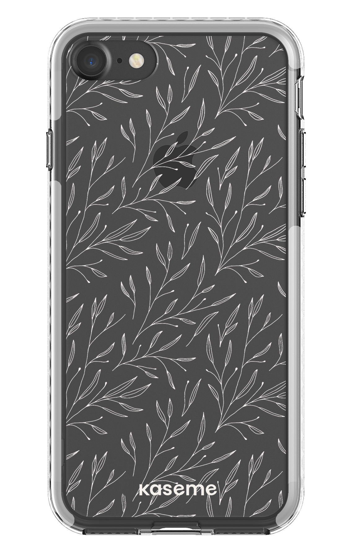 iPhone 7 Clear case - White Hibiscus Clear Case -