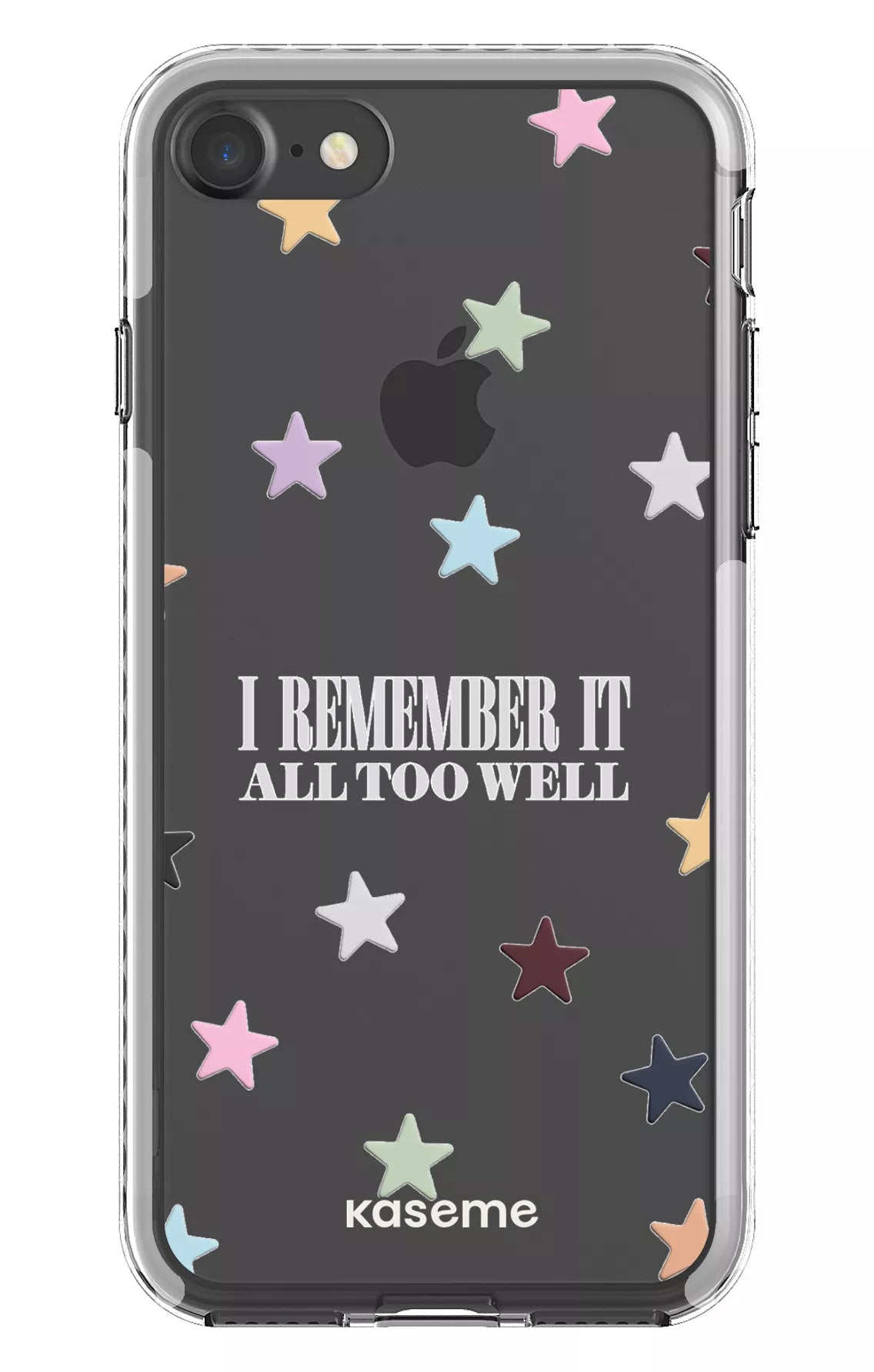 iPhone 7 Clear case - White It Was Rare Clear Case -