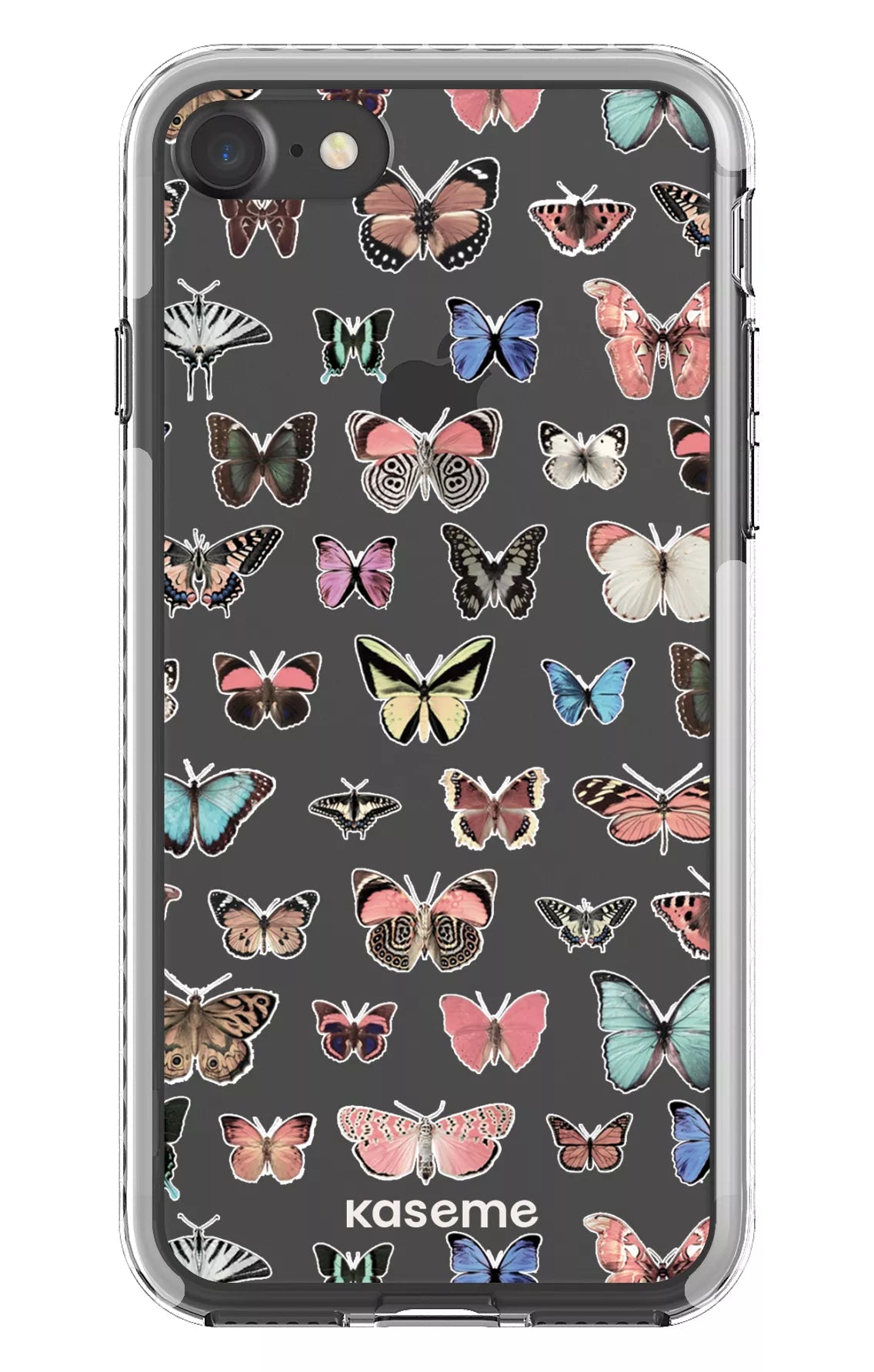 iPhone 7 Clear case - White Paloma Clear Case -