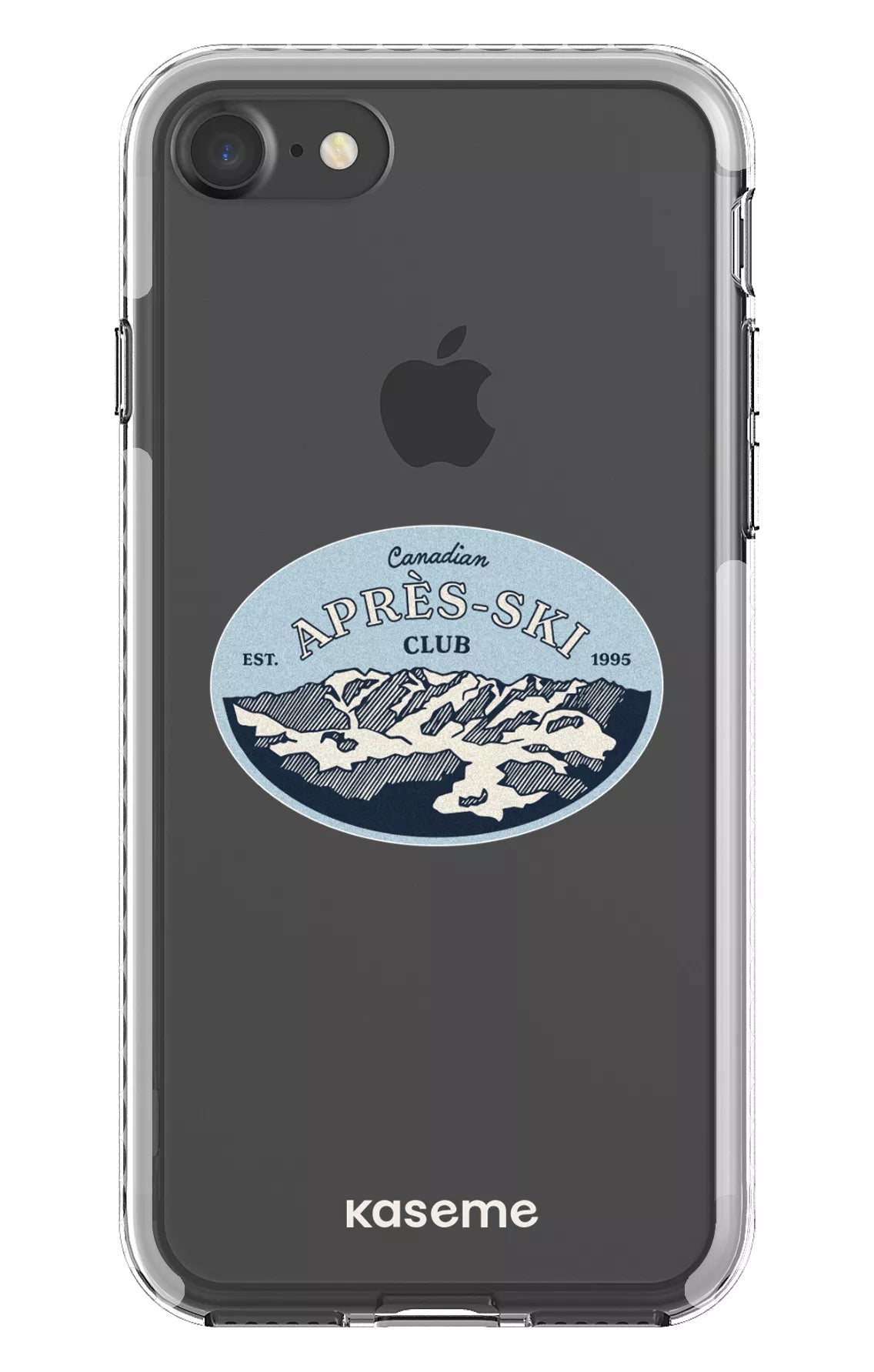 iPhone 7 Clear case - White Whistler Clear Case -