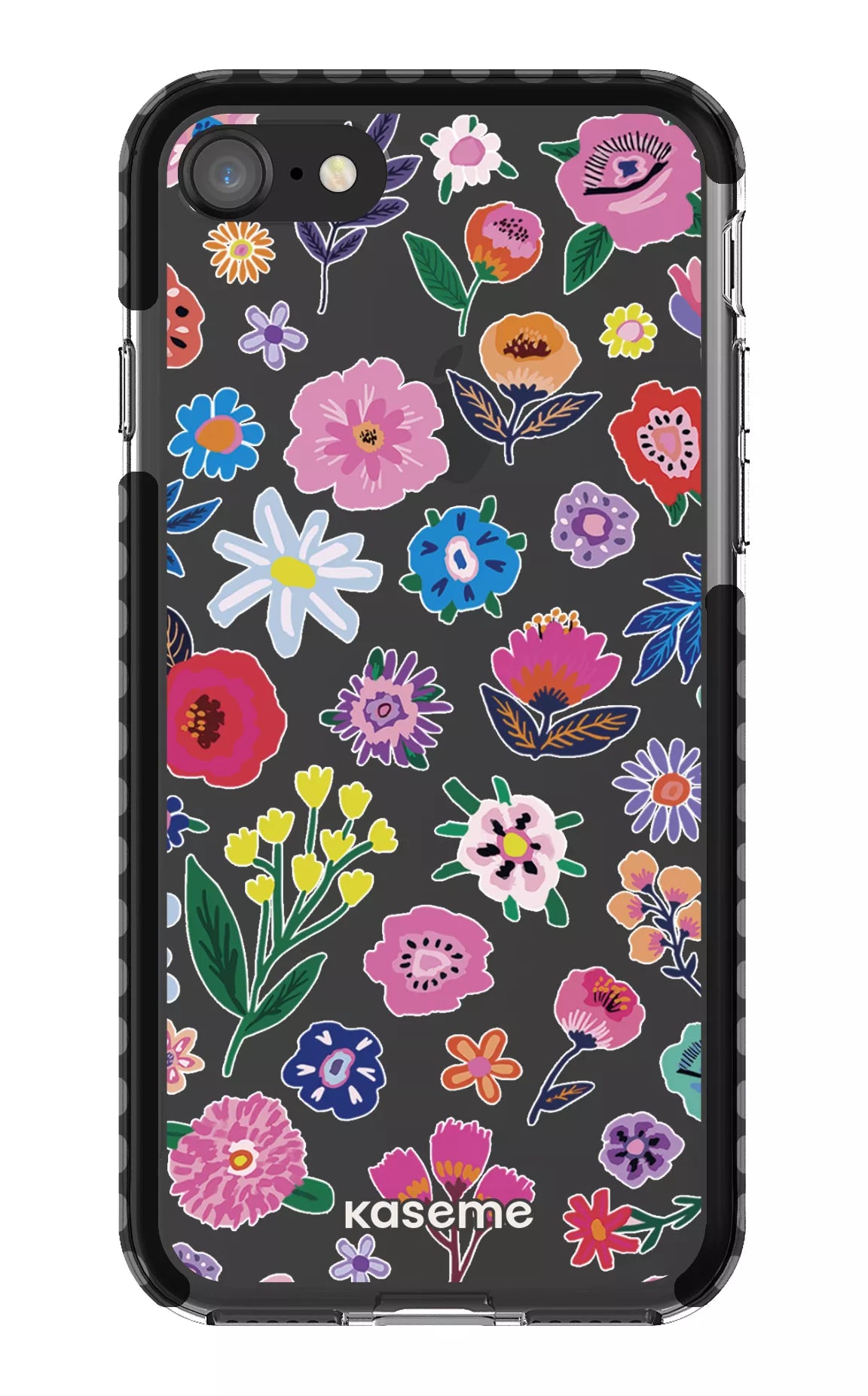 iPhone 8 Clear Case - Black Aura Clear Case -