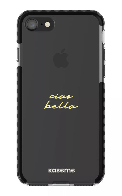 iPhone 8 Clear Case - Black Ciao Bella Clear Case -
