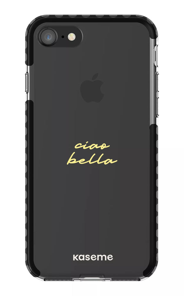 iPhone 8 Clear Case - Black Ciao Bella Clear Case -