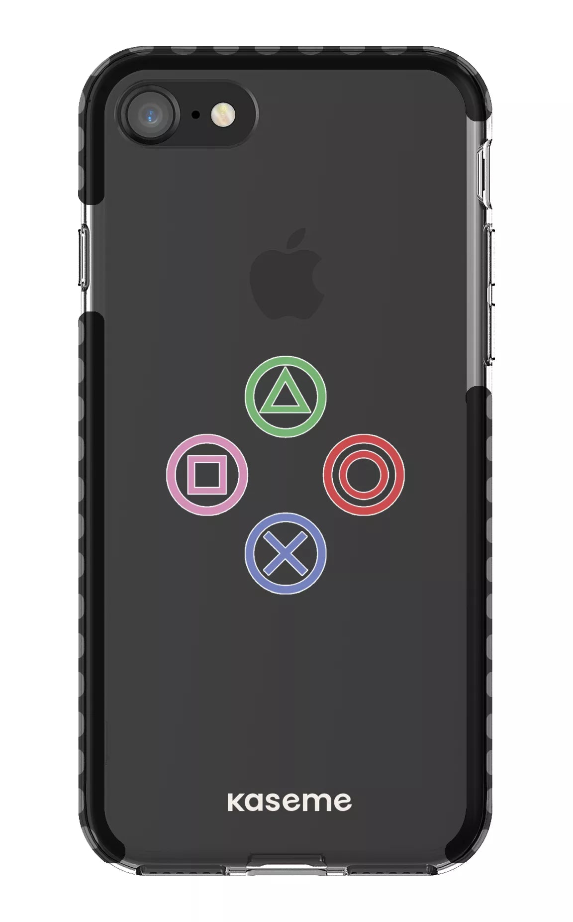 iPhone 8 Clear Case - Black Console Clear Case -