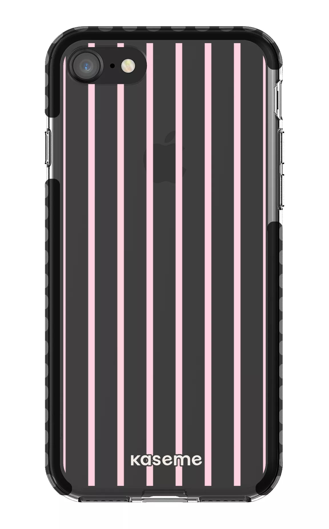 iPhone 8 Clear Case - Black Dolce Striscia Clear Case -