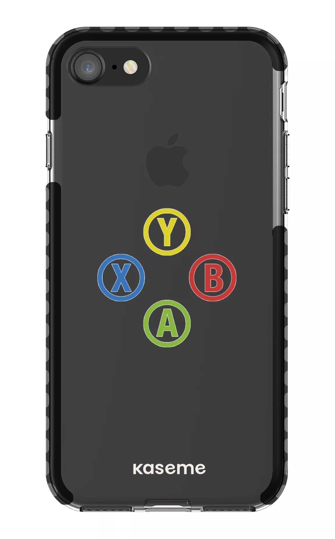 iPhone 8 Clear Case - Black Game Clear Case -