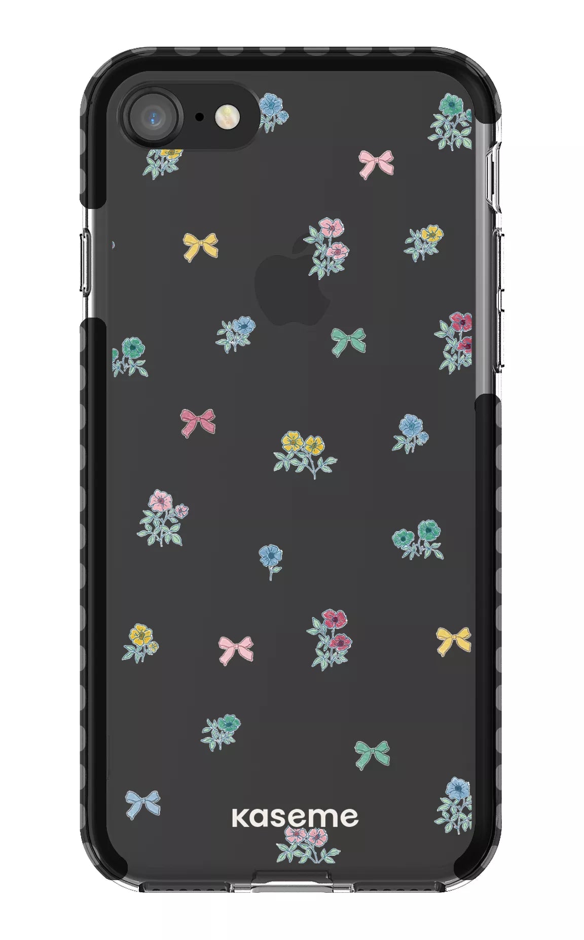 iPhone 8 Clear Case - Black Graceful Clear Case -