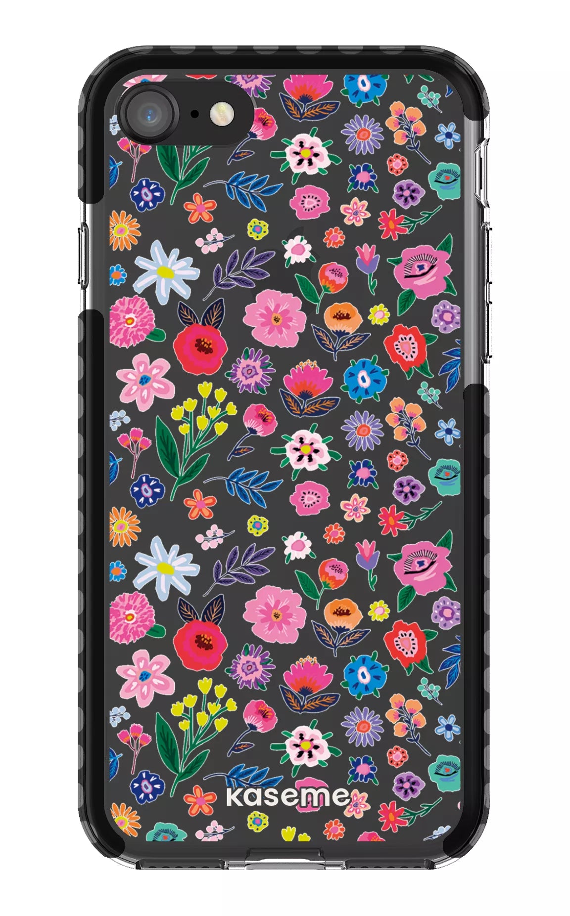 iPhone 8 Clear Case - Black Hallucinate Clear Case -