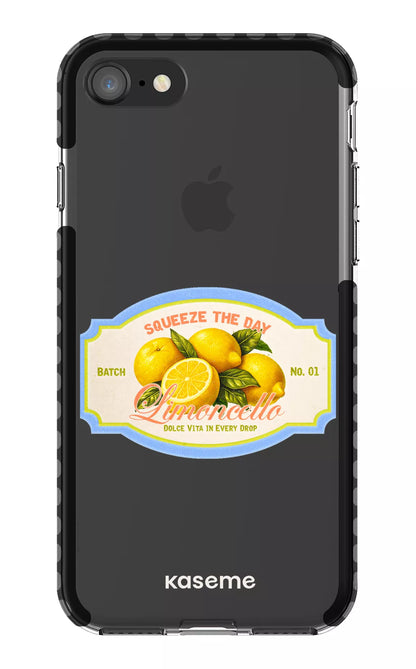 iPhone 8 Clear Case - Black Limoncello Clear Case -
