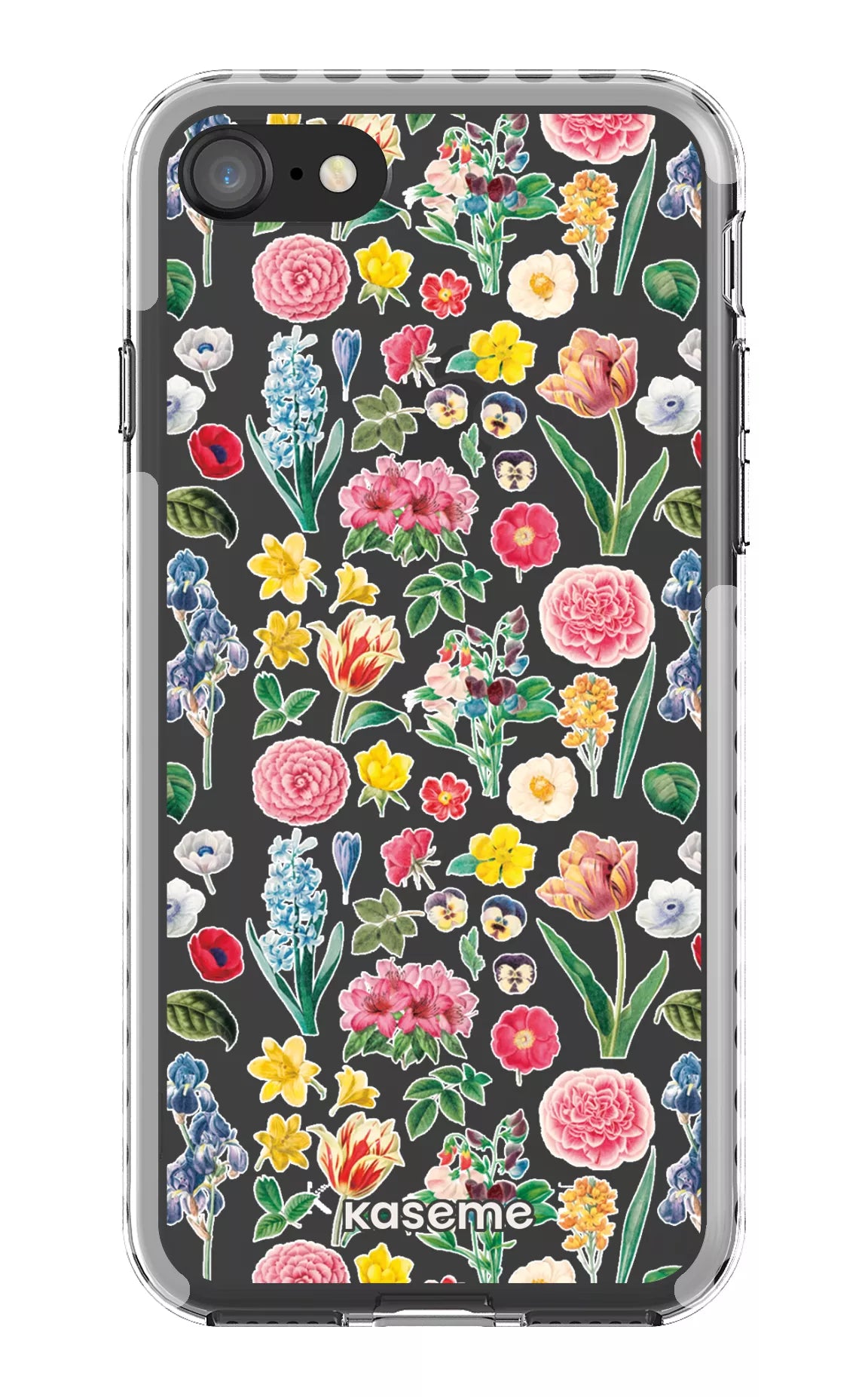 iPhone 8 Clear Case - White Amelia Clear Case -