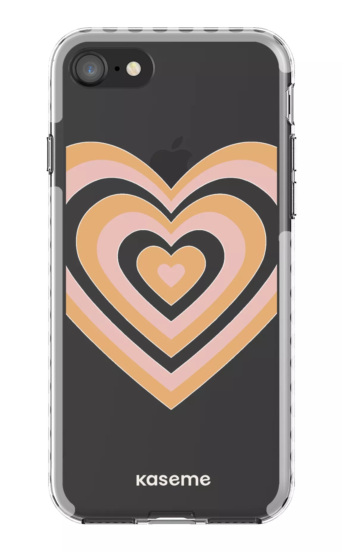 iPhone 8 Clear Case - White Amor Clear Case -