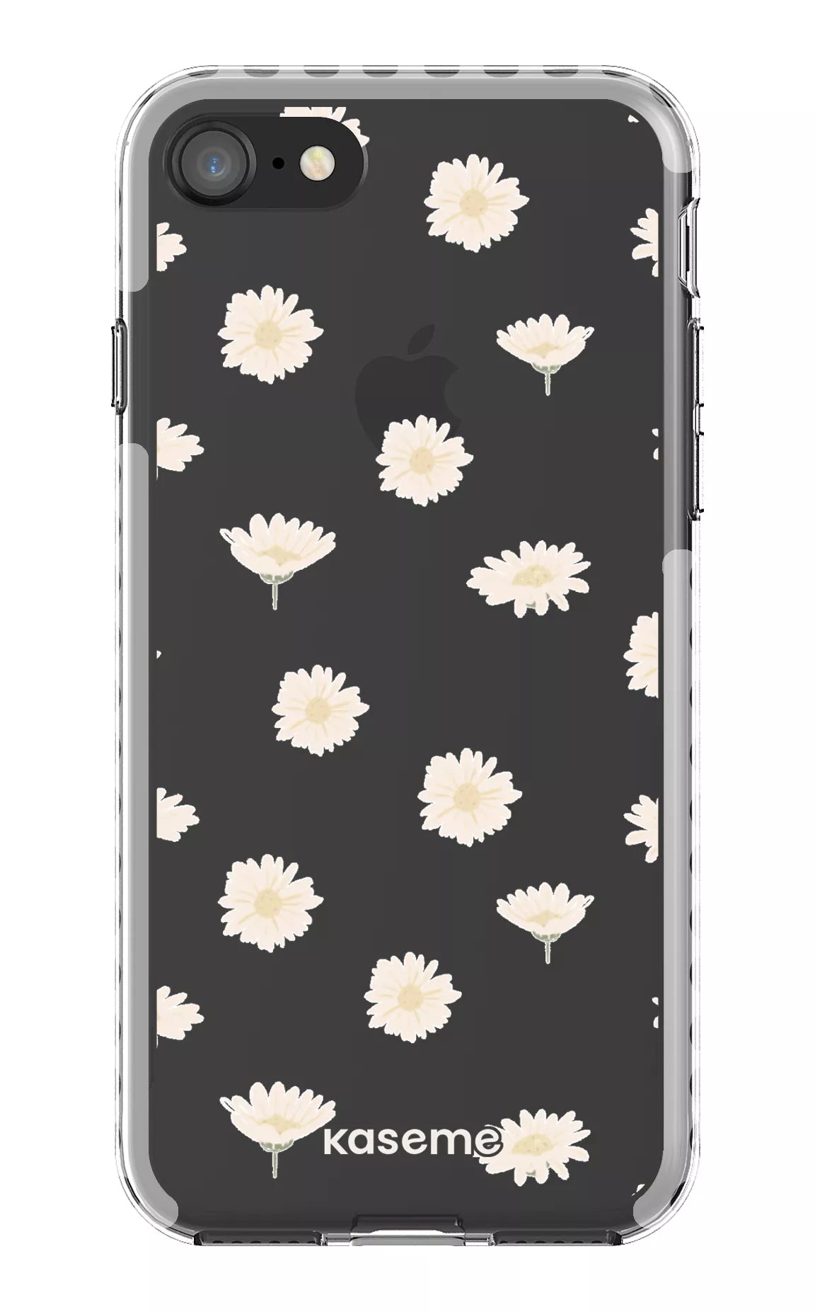 iPhone 8 Clear Case - White Bella Clear Case -