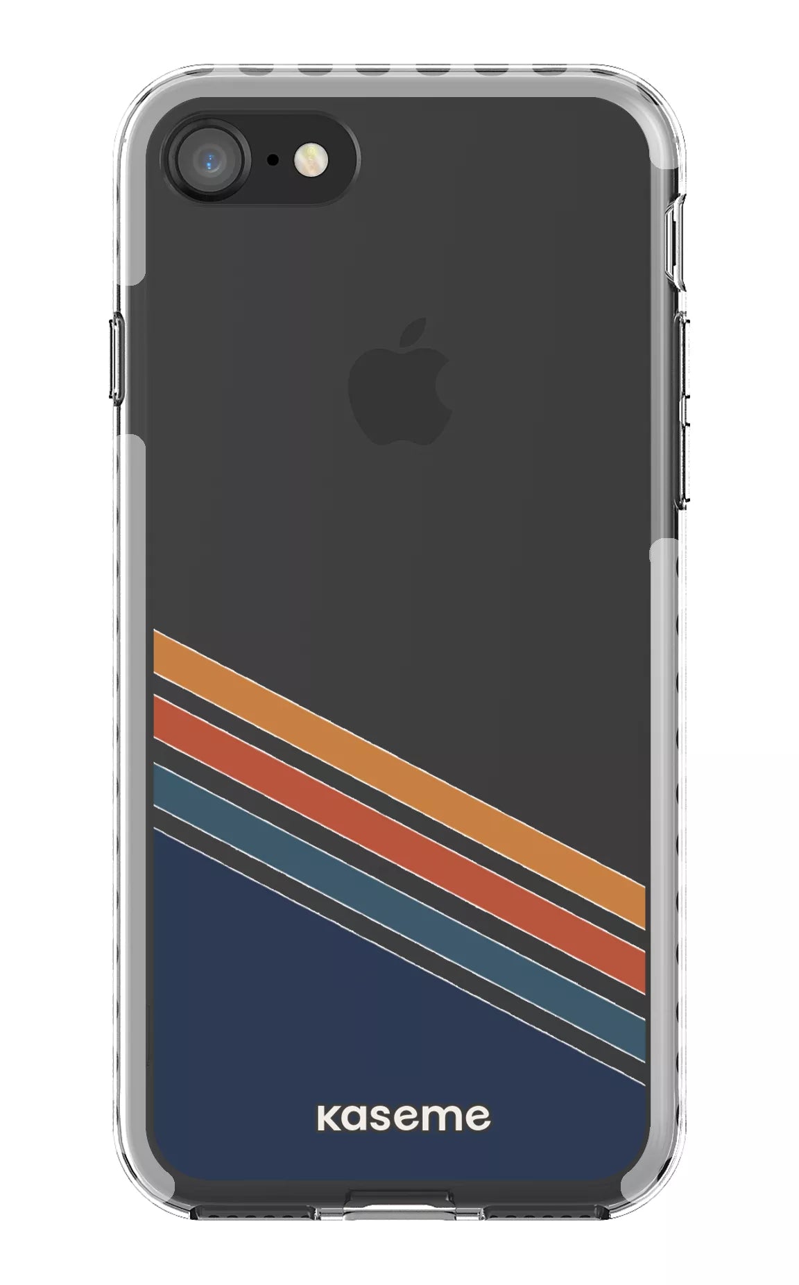 iPhone 8 Clear Case - White Bitter Clear Case -