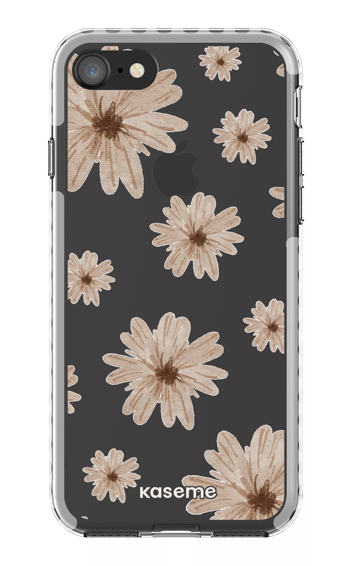 iPhone 8 Clear Case - White Delicate Dreams Clear Case -