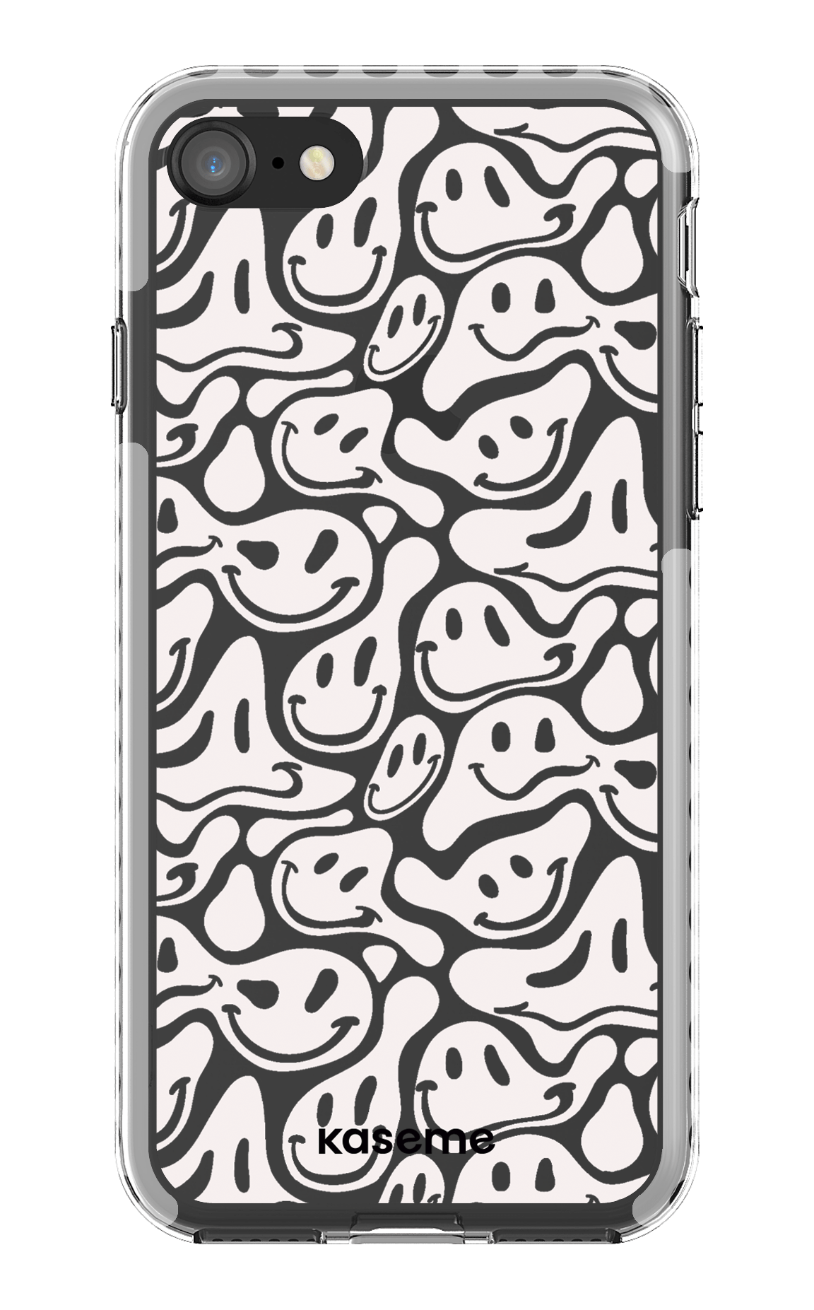 iPhone 8 Clear Case - White Dystopia Clear Case -