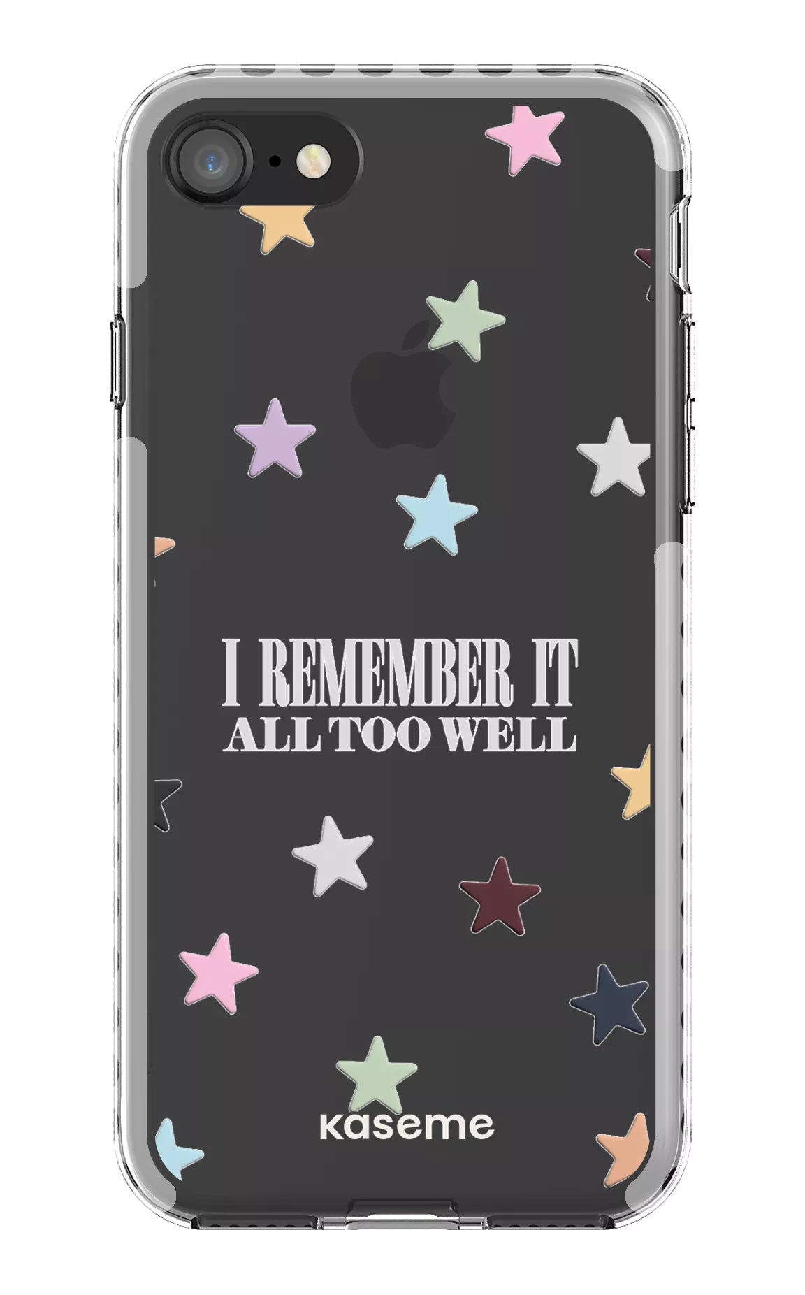 iPhone 8 Clear Case - White It Was Rare Clear Case -