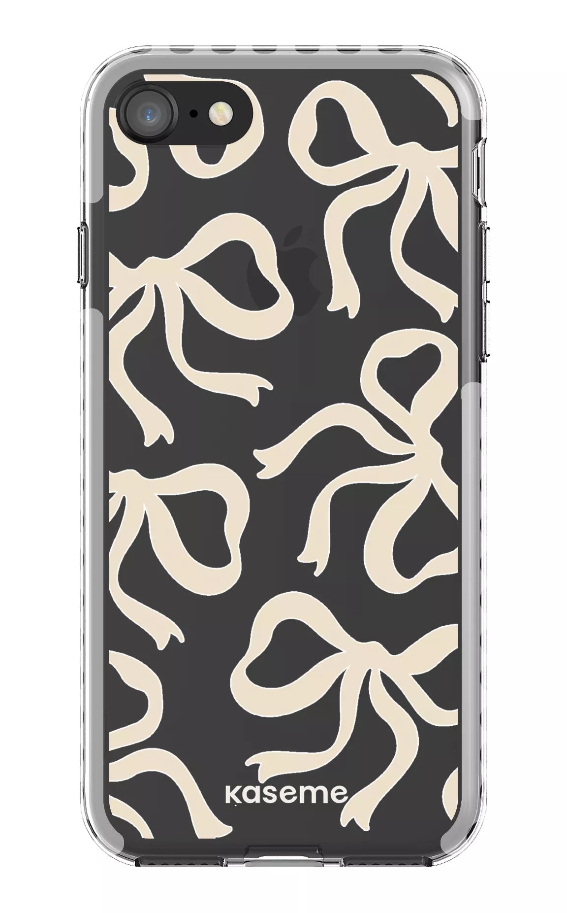 iPhone 8 Clear Case - White Lace Clear Case -